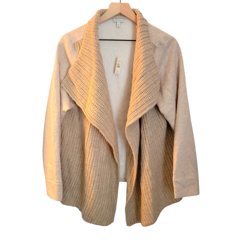 TALBOTS Knit Cardigan Sweater Women's Size XL NEW‎